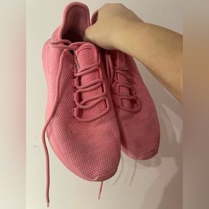 Pink adidas shoes